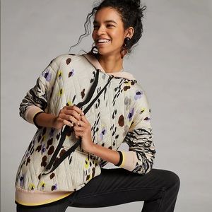 Anthropologie Conditions Apply Floral Hoodie